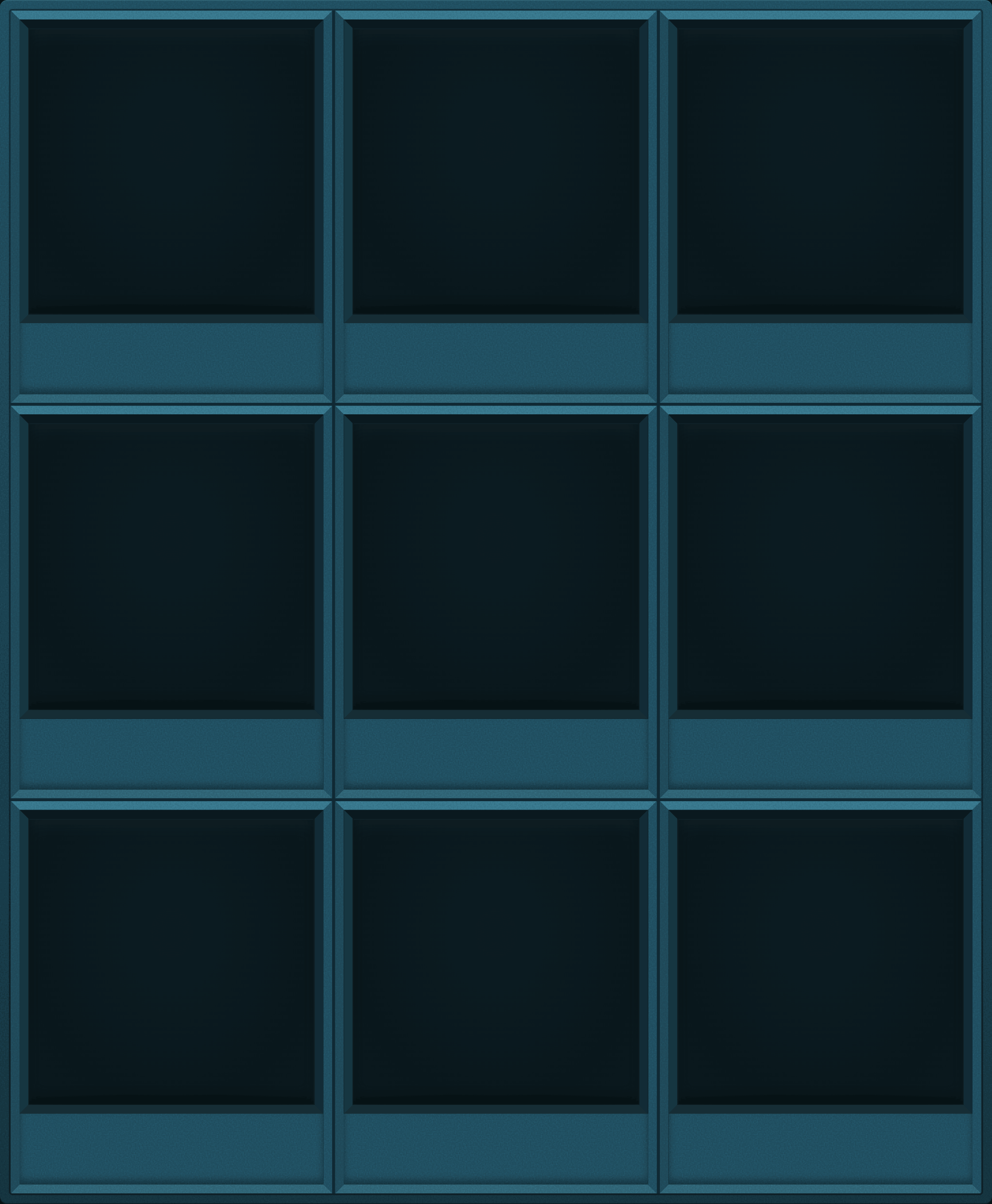 Blue Steel Display Case (3x3)